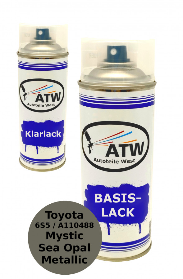 Autolack für Toyota 6S5 / A110488 Mystic Sea Opal Metallic+400ml Klarlack Set